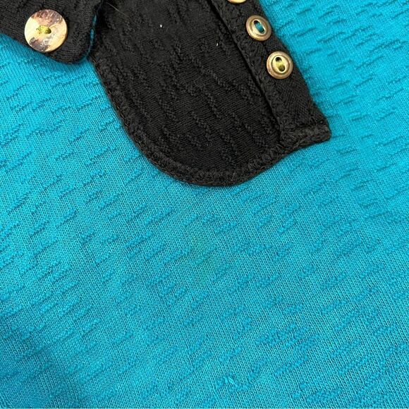 Margaret winters lagenlook art to wear colorblock sweater Women’s Size M - Picture 3 of 9